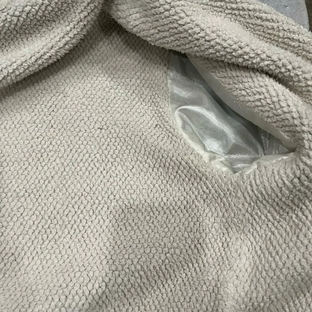 [L]Stussy Lamb Wool Full Zip Hoodie Jacket - Picture 7 of 13